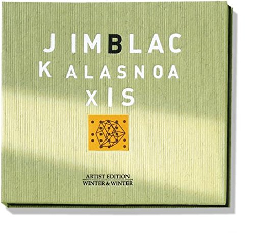 "Light green album cover with white and black text and orange graphic element."