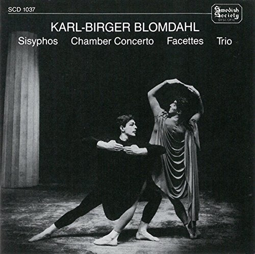 A black-and-white CD cover featuring two ballet dancers in a dramatic pose on stage.