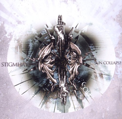 CD cover art: dark, abstract design with skeletal hands and geometric shapes.