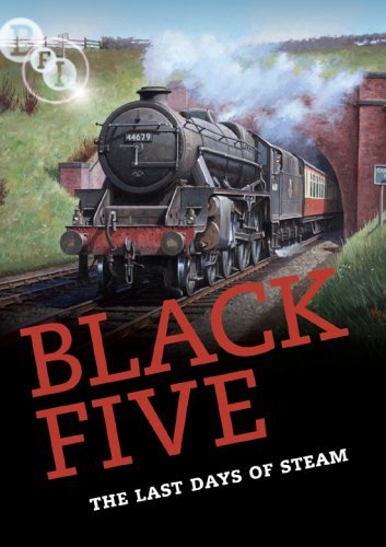 Black Five DVD cover featuring a black steam locomotive emerging from a tunnel.