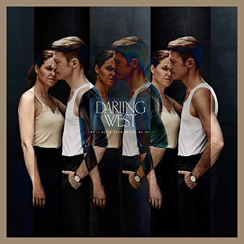 "Album cover featuring a man and woman kissing, with multiple overlapping images."