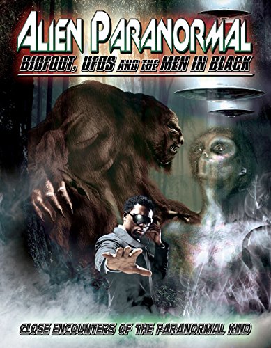 DVD cover featuring a man surrounded by Bigfoot, alien, and UFO imagery.