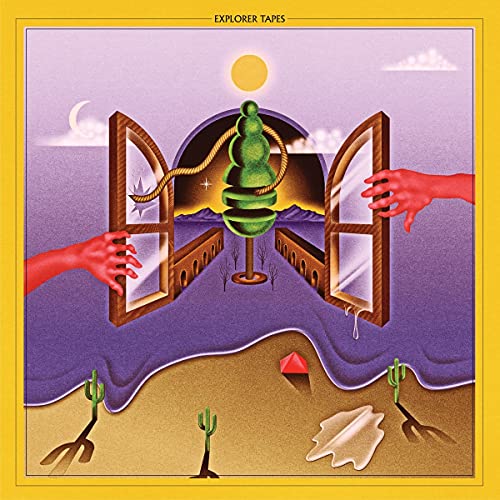 CD cover art: surreal desert landscape with open window and hands.