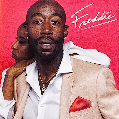 Freddie Gibbs album cover featuring a portrait of the artist in a suit.