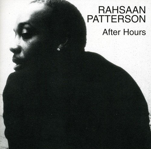 "CD cover with a black and white image of a man's profile."