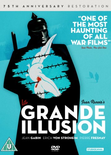 DVD cover for “La Grande Illusion” featuring a soldier and doves.