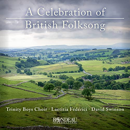 CD cover: rolling green hills under a cloudy sky, text details below.