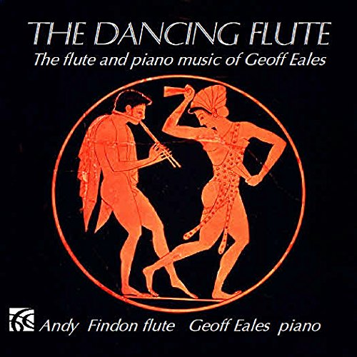 "CD cover with orange illustration of a man playing flute to a dancing woman."