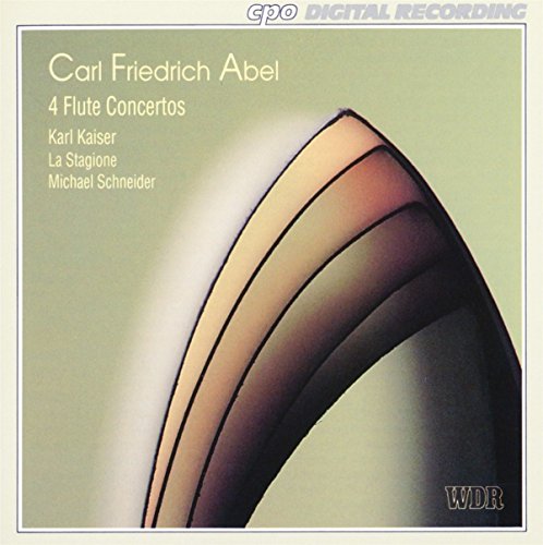 CD cover featuring a flute on a green background with text and logos.