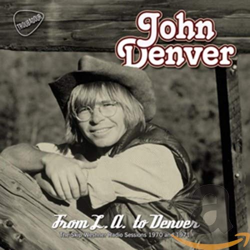 John Denver album cover featuring a portrait of the singer in a cowboy hat.