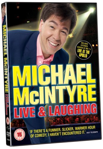 DVD cover featuring comedian Michael McIntyre smiling on stage.