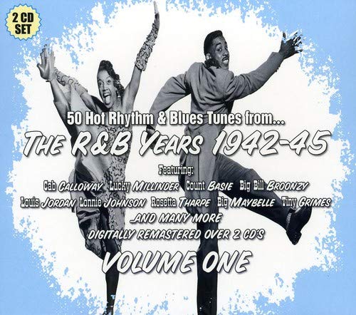 CD cover for “R&B Years 1942-45 Vol. 1” featuring dancing musicians.