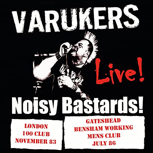CD cover: punk singer with mohawk performing live, concert dates listed.