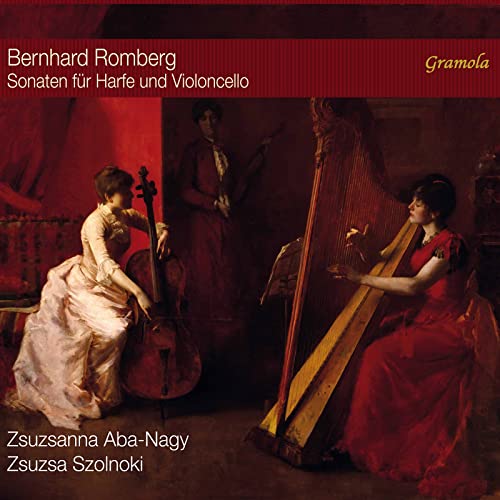 CD cover: painting of two women playing harp and cello.