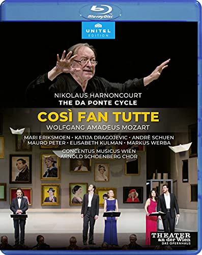 Blu-ray cover featuring a conductor and opera performers on stage with artwork.