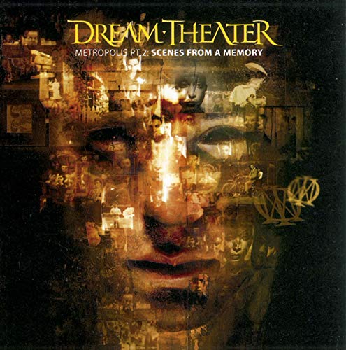 Dream Theater album cover: a collage of faces and cityscapes.