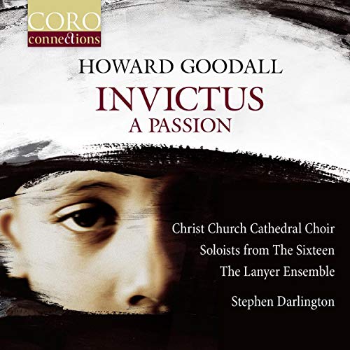 CD cover featuring a portrait and text: “Invictus, A Passion.”