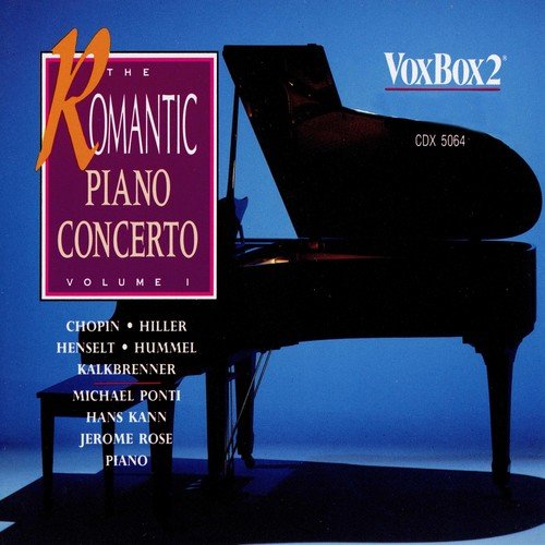 "CD cover featuring a grand piano against a blue background with white and orange text."