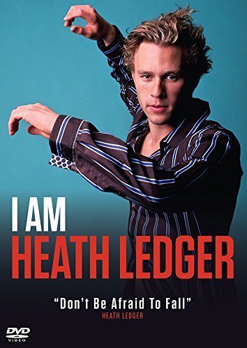 Heath Ledger posing against a teal background on the I Am Heath Ledger DVD.