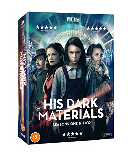DVD cover for “His Dark Materials” seasons one and two, featuring cast.