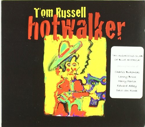 "Album cover featuring cartoon cowboy with green hat and red shirt against yellow background."