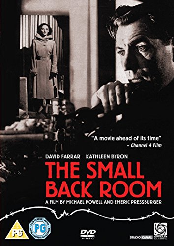 DVD cover for "The Small Back Room" featuring a man and woman.