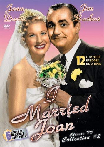 “I Married Joan” DVD cover featuring Joan Davis and Jim Backus in wedding attire.