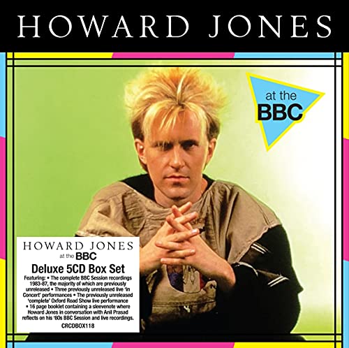 CD cover for Howard Jones “At The BBC” featuring a portrait of the artist.