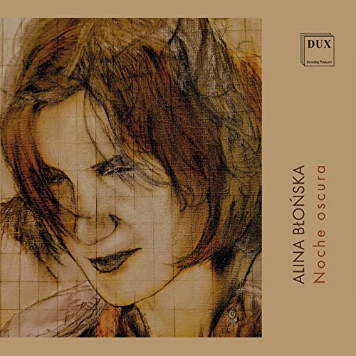 CD cover featuring a sketched portrait of Alina Blonska.
