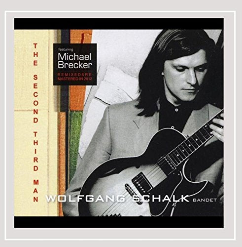 CD cover: black and white portrait of a guitarist, Wolfgang Schalk.