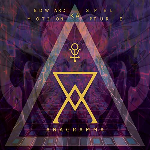 Album cover: abstract geometric design with text "Edward & Motion Kaptur".