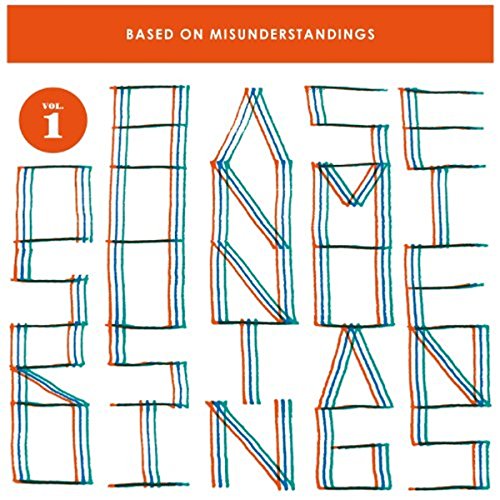 CD cover with abstract line art forming the words "Misunderstandings".