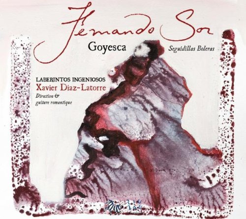 CD cover with abstract art and red, black text on a white background.