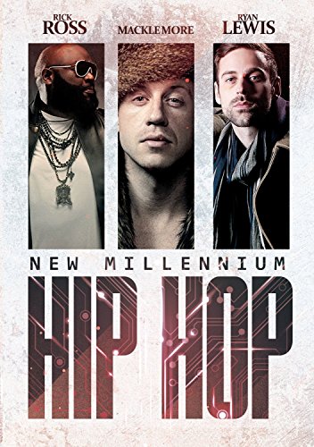 DVD cover featuring Rick Ross, Macklemore, and Ryan Lewis for "New Millennium Hip Hop".