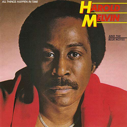 Album cover featuring Harold Melvin, a man with an afro and red jacket.