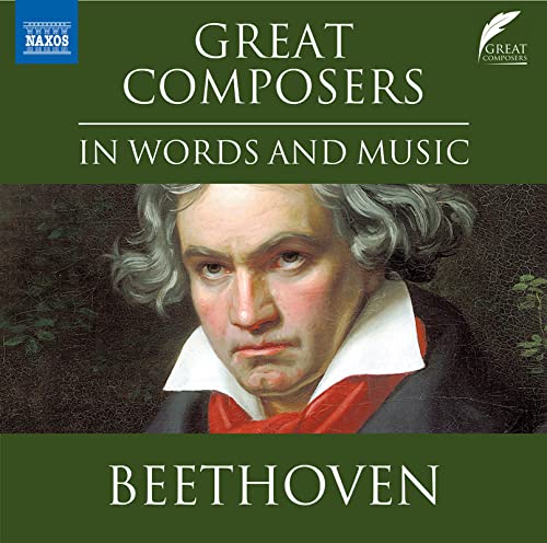 CD cover featuring a portrait of Ludwig van Beethoven against a green background.
