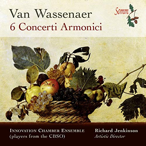 CD cover: still life painting of fruit in a basket, text details.