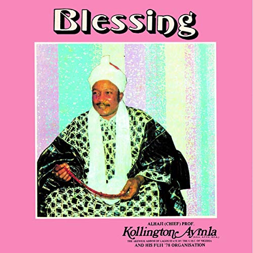 Vinyl record cover featuring Kollington Ayinla in traditional Nigerian attire.