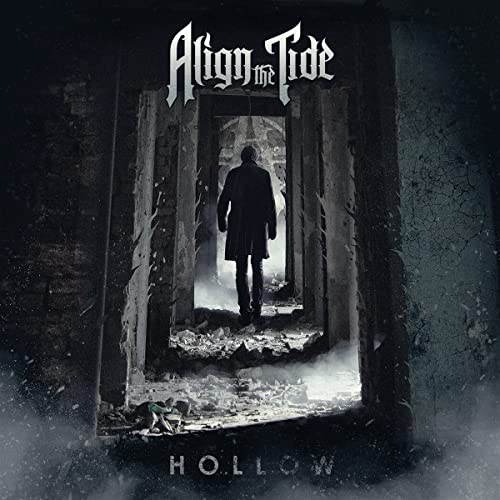 Dark album cover featuring a figure standing in a crumbling doorway.