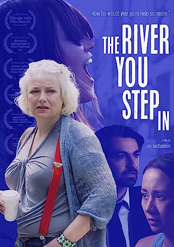 DVD cover for “The River You Step In” featuring three distressed people.