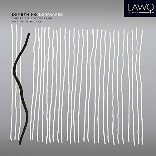Gray CD cover with white and black wavy lines, text in top corners.