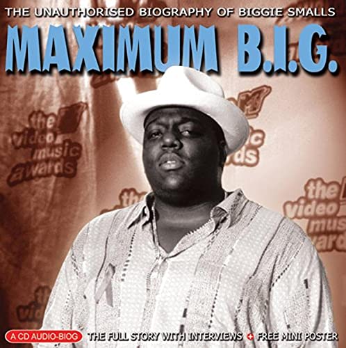CD cover for Notorious B.I.G.’s “Maximum B.I.G.” featuring his portrait.