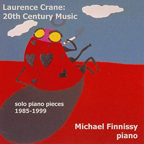 CD cover: red insect figure with a cigarette, blue sky background.
