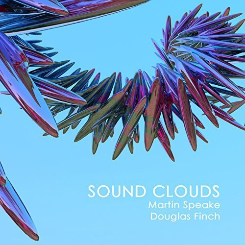 CD cover: abstract blue and purple crystal formations, text “Sound Clouds”.
