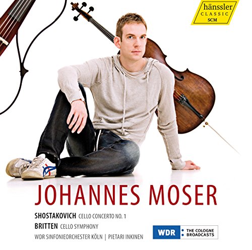"CD cover featuring a man sitting with a cello behind him."