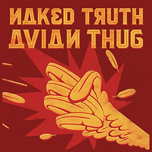 CD cover: red background with golden hand gesture and feather details.