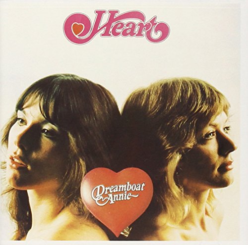 Album cover for Heart’s Dreamboat Annie featuring two women and a heart.