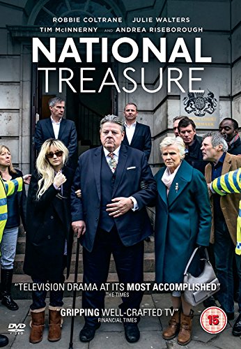 DVD cover for "National Treasure" featuring a group of people in suits.