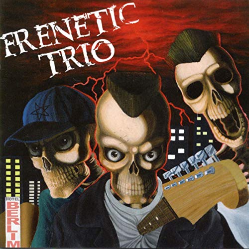 CD cover featuring three skeletal figures with musical instruments.