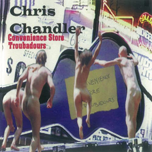 CD cover with nude figures against a brightly colored, chaotic background.
